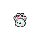 Pet crate accessories i love my cat heart crate charm front view Crate Charms snap-on decoration