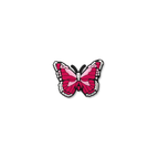 Pet crate accessories pink butterfly crate charm front view Crate Charms snap-on decoration