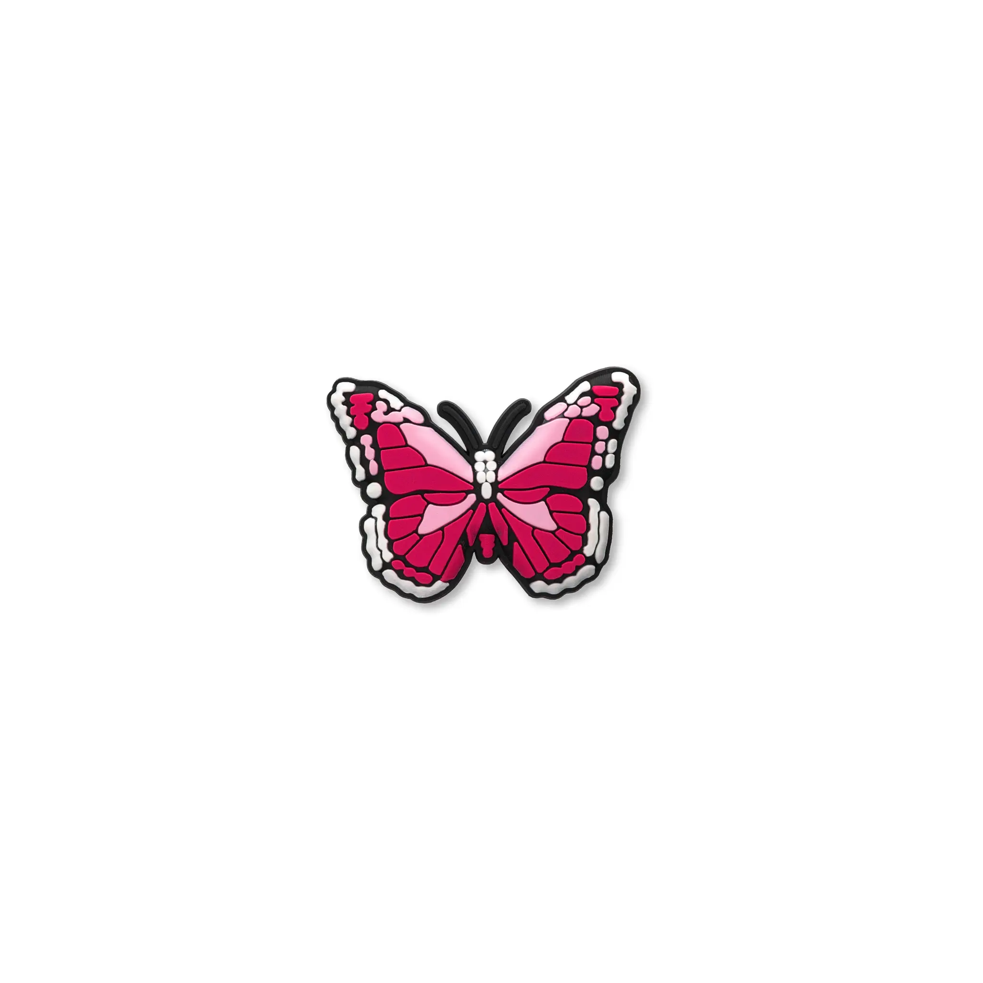 Pet crate accessories pink butterfly crate charm front view Crate Charms snap-on decoration