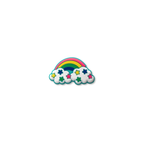 Pet crate accessories rainbow stars crate charm front view Crate Charms snap-on decoration