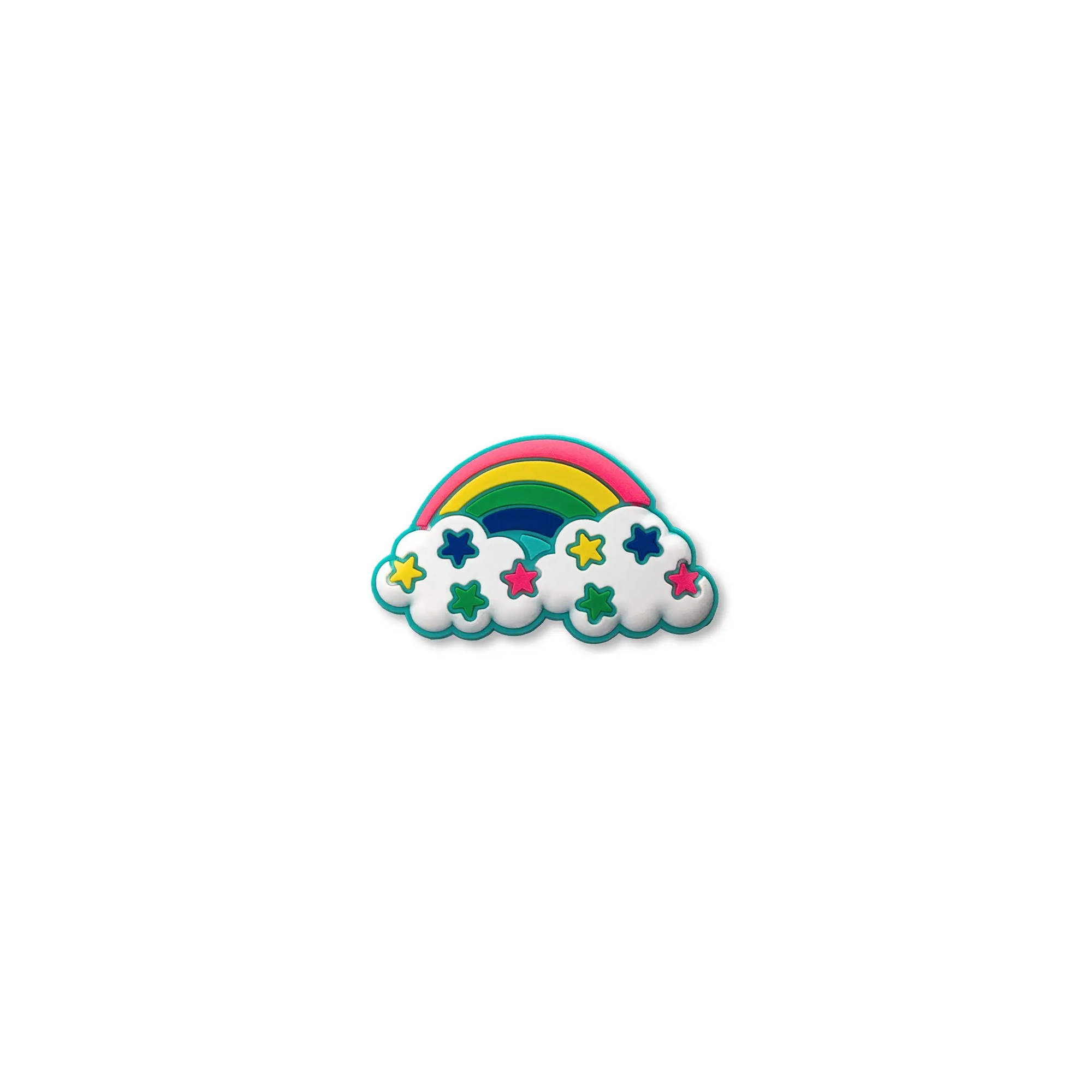 Pet crate accessories rainbow stars crate charm front view Crate Charms snap-on decoration