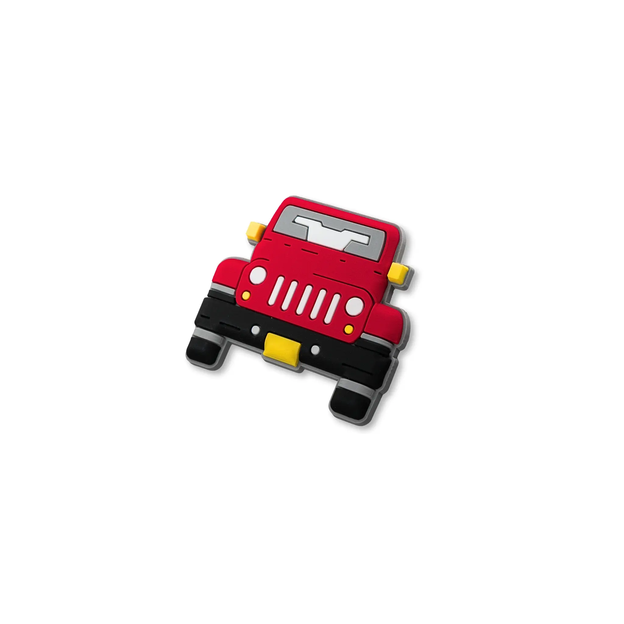 Pet crate accessories red jeep car crate charm side view Crate Charms snap-on decoration