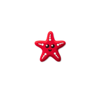 Pet crate accessories red starfish crate charm front view Crate Charms snap-on decoration