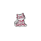 Pet crate accessories pijama kitty crate charm front view Crate Charms snap-on decoration